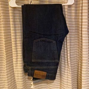 J. Crew men’s jeans size W31 L32 dark denim with rolled ankles